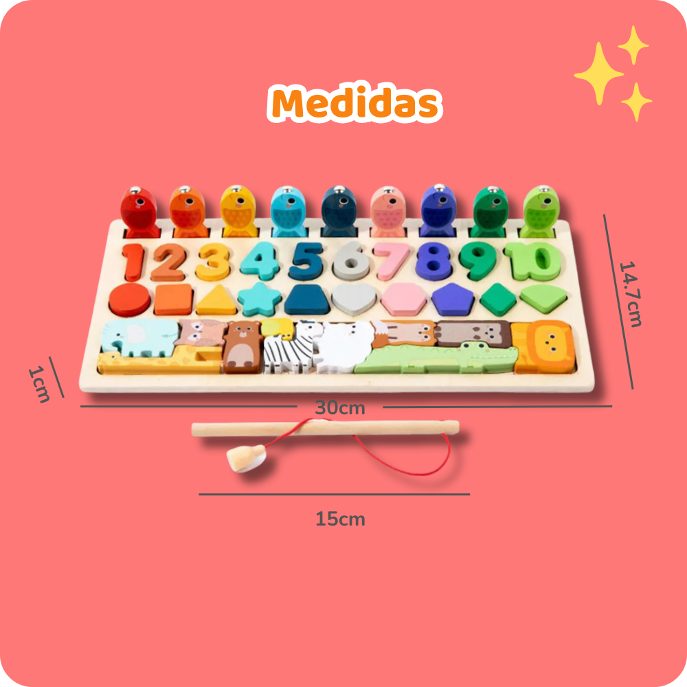 Brinquedo Montessori 4 em 1