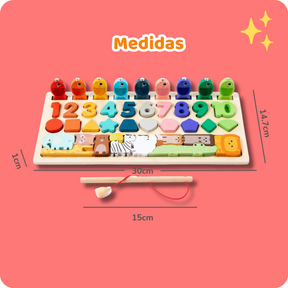 Brinquedo Montessori 4 em 1