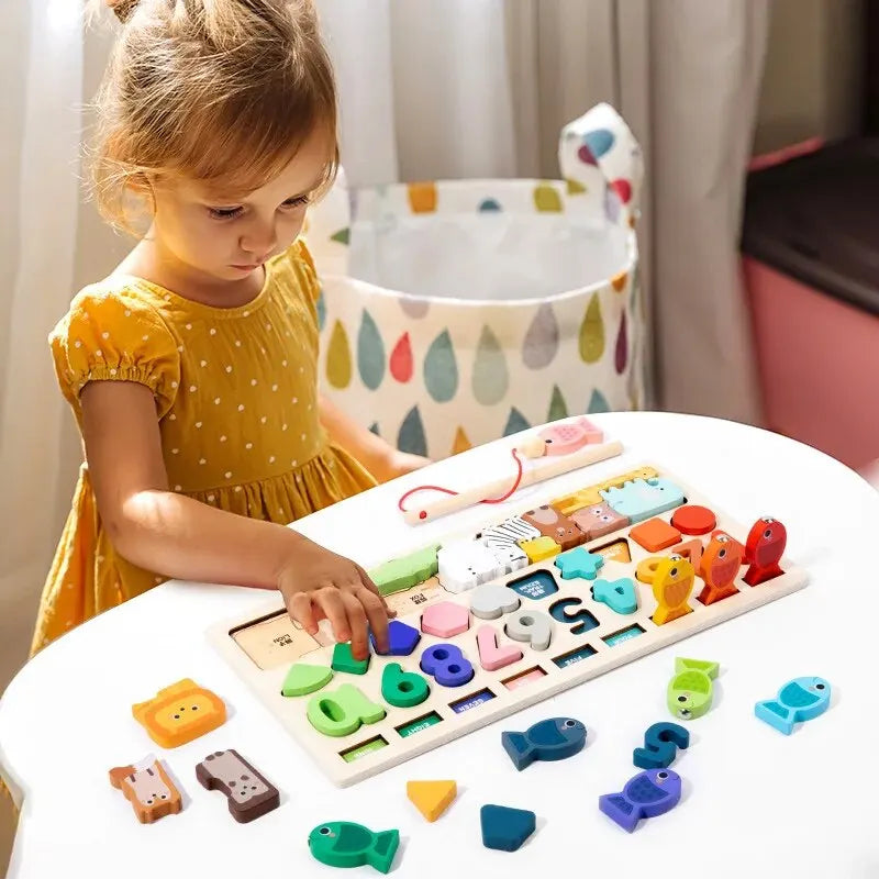 Brinquedo Montessori 4 em 1